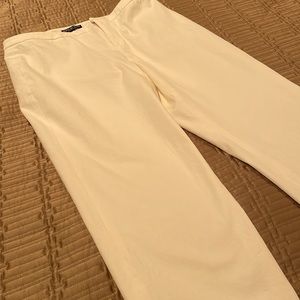 Peace of Cloth pants, white cotton blend, 10